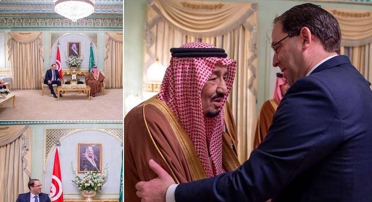 10 Copy 2 25 - خادم الحرمين يستقبل رئيس وزراء تونس في مقر إقامته