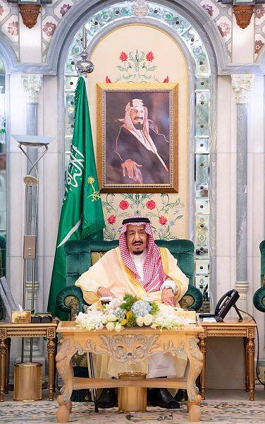 000 638597961558892298847 - الملك سلمان يستقبل ولي عهد دبي ورئيس مجلس الأمة الكويتي