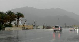 1 6 - هطول أمطار متوسطة إلى غزيرة على منطقة الباحة