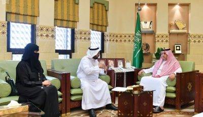 وكيل إمارة الرياض يستقبل مدير الشؤون الصحية بالمنطقة