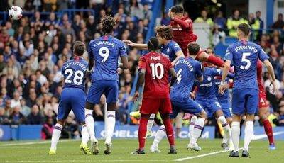 ليفربول يتخطى تشيلسي بثنائية في الدوري الإنجليزي