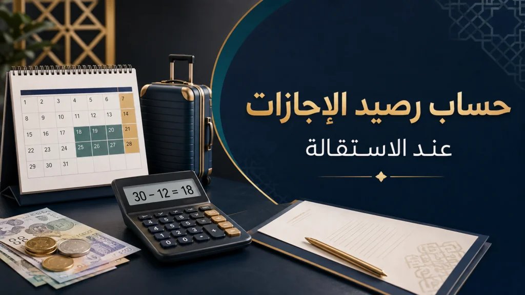 حساب رصيد الإجازات في السعودية عند الاستقالة ونهاية الخدمة - حساب رصيد الإجازات في السعودية عند الاستقالة ونهاية الخدمة