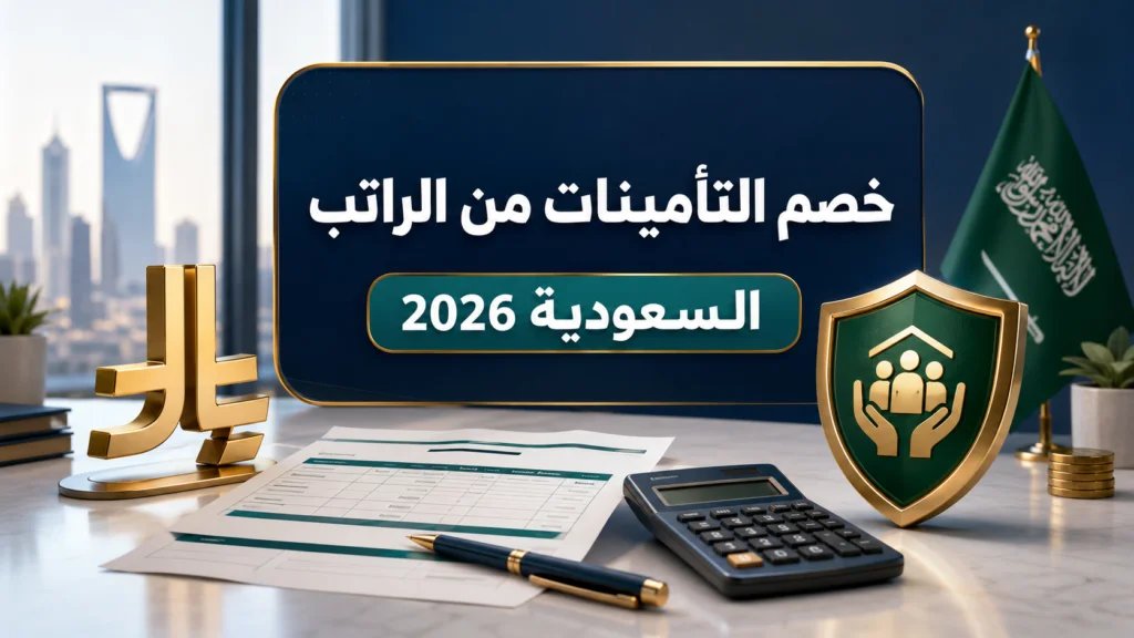 خصم التأمينات من الراتب في السعودية 2026 وطريقة الحساب خصم التأمينات من الراتب في السعودية 2026 وطريقة الحساب - خصم التأمينات من الراتب في السعودية 2026 وطريقة الحساب